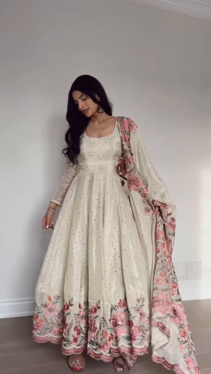 Moonlight Floral Gown
