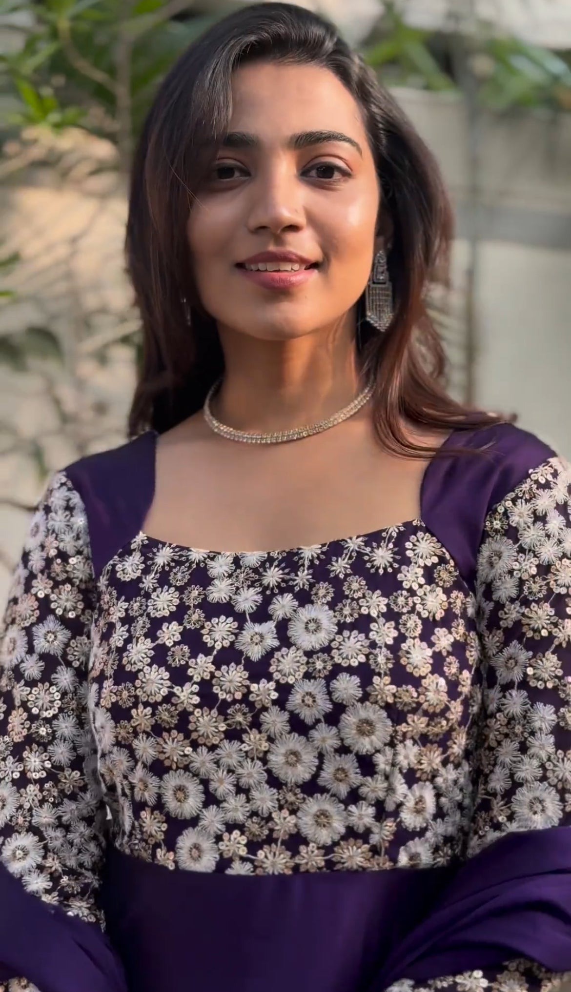 Lata Women Gown With Embroidery Dupatta